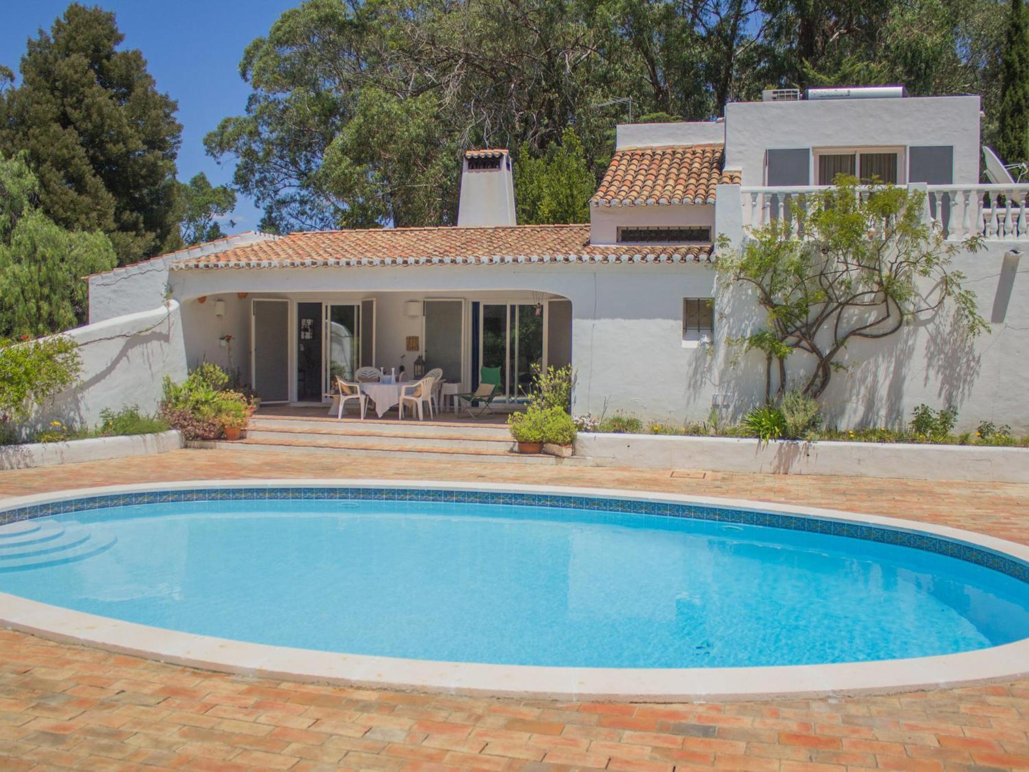 אולוס די אגווה Roofed Villa In Albufeira With Private Swimming Pool מראה חיצוני תמונה